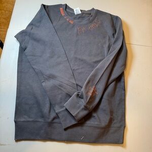 Gray Crewneck Women’s Sweatshirt Embroidered Tennessee Vols